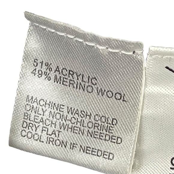 Ann Taylor Loft Womens Gray Wool Blend Pleated Blouson Sweater Dress Knit sz M - Picture 16 of 16